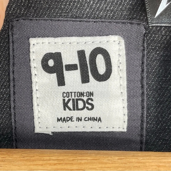 Cotton on Metalica Kids Denim Jacket Size 9-10 - Picture 6 of 8